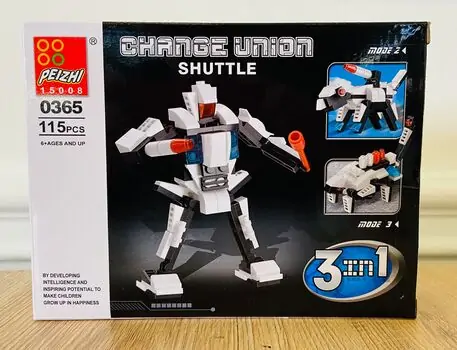 Change Union 0399  3 in 1 SHUTLE ( PCS0365 ) საბავშვო კონსტრუქტორი