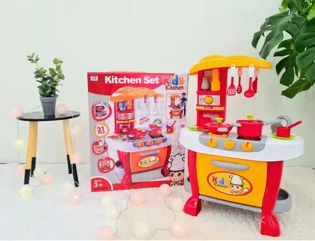 Touch Sensitive Kitchen Set 008-801A ფუნქციური საბავშვო სამზარეულო