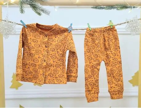 Happy Lion Pajamas Set 2in1 Orange - საბავშვო საღამური