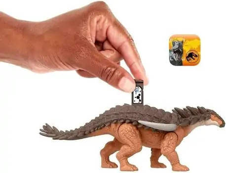 Mattel Borealopelta Danger Pack Jurassic World Dinosaur HLN58 სათამაშო დინოზავრი, 4 image
