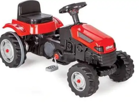 Pilsan-ის სათამაშო ტრაქტორი 07 314 ACTIVE PEDAL OPERATED TRACTOR Red