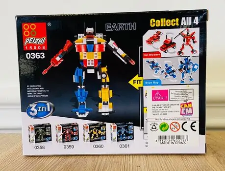 Change Union 0399  3 in 1  DESTROY  საბავშვო კონსტრუქტორი PCS 0363, 2 image