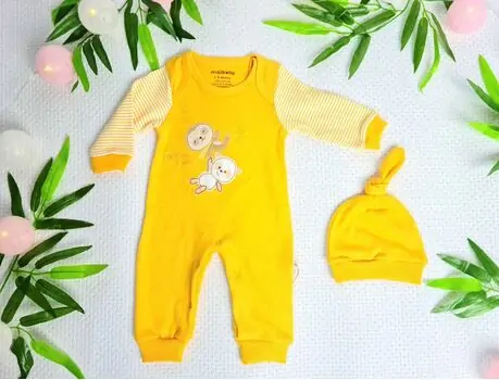 Baby Romper 26-512 Maibella Yellow საბავშვო რომპერი