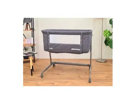 KikkaBoo Lulu Dark Grey ახალშობილის საწოლი