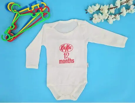 My 12th Month ATES BABY ბავშვის ბოდე 1380 KitKat 12th