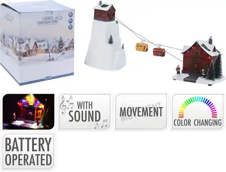 Christmas Decoration Village With Led საახალწლო აქსესუარი განათებით