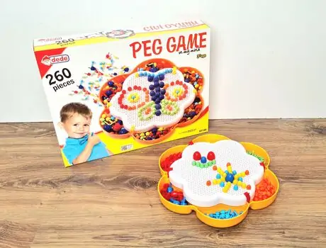 Dede 01144 PEG GAME 260 PCS სათამაშო კონსტრუქტორი, 5 image