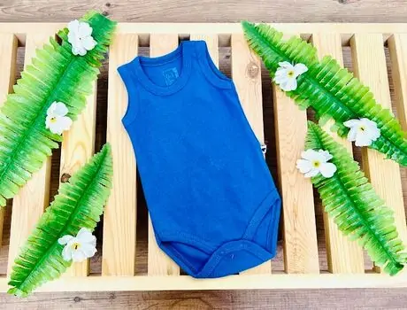 Caramell Bodysuit Basic Dark Blue ჩვილის ბოდე