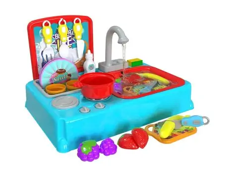 Automatic Water Circulation Sink Set - საბავშვო სამზარეულოს ფუნქციური ნიჟარა