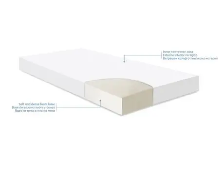KikkaBoo Mattress Extra Comfort 60х120х12cm Bear Beige -  მატრასი, 3 image