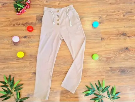 Summer Trousers ALG 822876 Beige საზაფხულო შარვალი