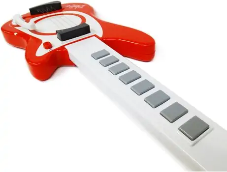 Electric Guitar Red - სათამაშო ელექტრო გიტარა, 5 image