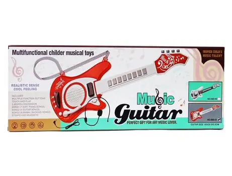 Electric Guitar Red - სათამაშო ელექტრო გიტარა, 10 image