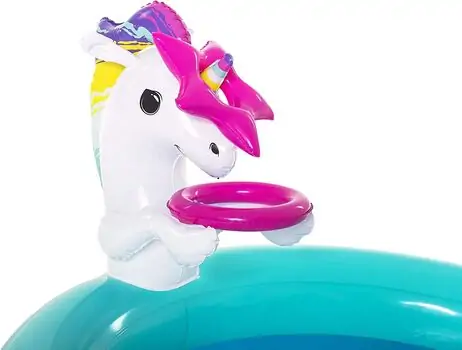 Bestway 53097-Magical Unicorn Carriage Play Center გასართობი ცენტრი, 7 image