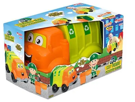 Dede 01465 MY FIRST GARBAGE TRUCK საბავშვო მანქანა, 2 image