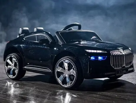 BMW I7 Electric Car Painted Black - ელექტრო მანქანა, 6 image