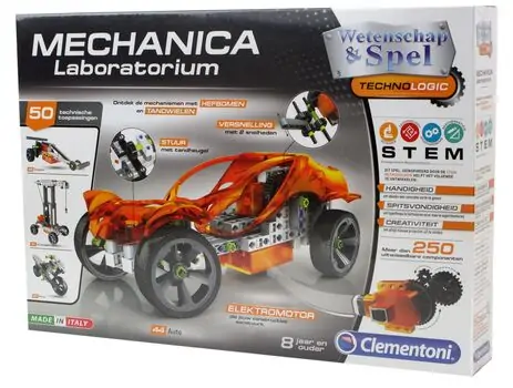 Clementoni Mechanica Laboratorium Engineering of Machines სათამაშო კონსტრუქტორი მანქანა