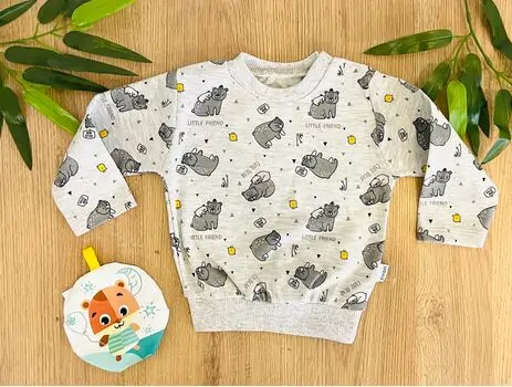 Puan Baby Cute Bear 3904 გრძელ მკლავიანი მაისური