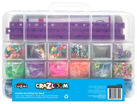 Cra-Z-Art Colossal Rubber Loom Studio Band Case დასაწნავი რეზინები, 2 image