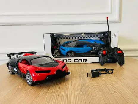 RACING CAR Bugatti საბავშვო სათამაშო მანქანა დისტანციური მართვით