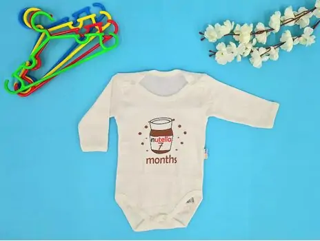 My 7th Month ATES BABY ბავშვის ბოდე 1373 Nutella 7th