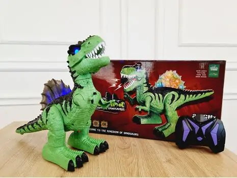 სათამაშო დინოზავრი დისტანციური მართვით  Tyrannosaurus with USB remote control