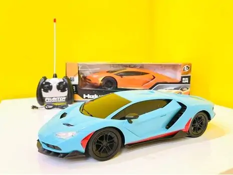 Lamborghini  Remote Controll Car For Kids BLUE სათამაშო მანქანა დისტანციური მართვით