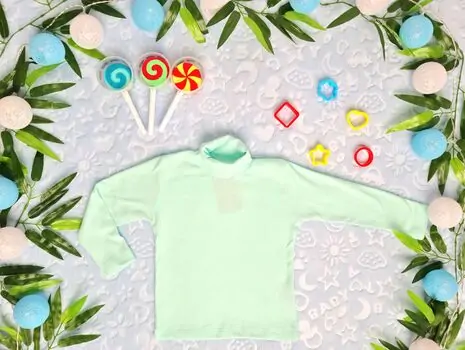 Kids Sweatshirt 115 გრძელ მკლავიანი მაისური Mint