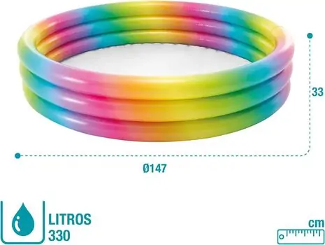 Intex 58439 Rainbow Ombre Pool გასაბერი აუზი, 6 image