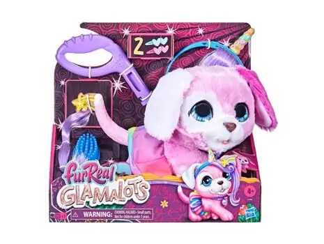 Hasbro Furreal Friends Pet Glamalots Walks რბილი სათამაშო, 3 image