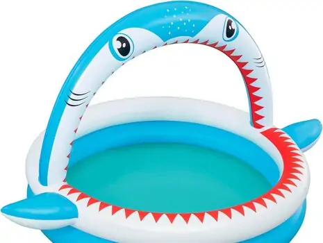 Bestway 53157 Sharktastic Sprinkler Play Pool - გასაბერი აუზი, 5 image