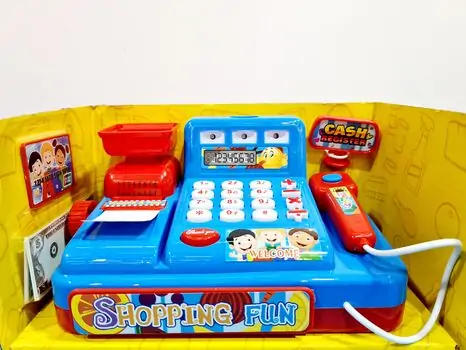 FAMILY PLAY SET FUN SHOPPING საბავშვო სათამაშო სალარო აპარატი, 3 image