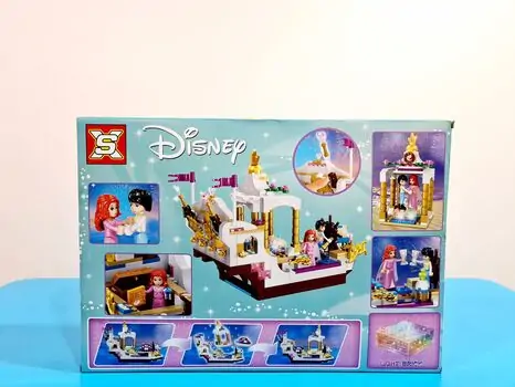 LITTLE MERMAID CONSTRUCTOR საბავშვო სათამაშო კონსტრუქტორი გემი, 2 image
