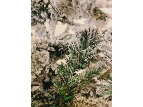 Snow-Covered Christmas Tree დათოვლილი საახალწლო ნაძვის ხე 210 სმ (OT651), 9 image