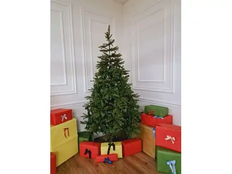 Christmas Tree With Berries საახალწლო ნაძვის ხე შერეული წიწვებით და კენკრით 210 სმ (OT644), 2 image