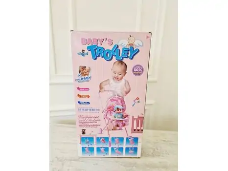 BABY Doll With Stroller თოჯინა სასეირნო ეტლით და აქსესუარებით, 5 image