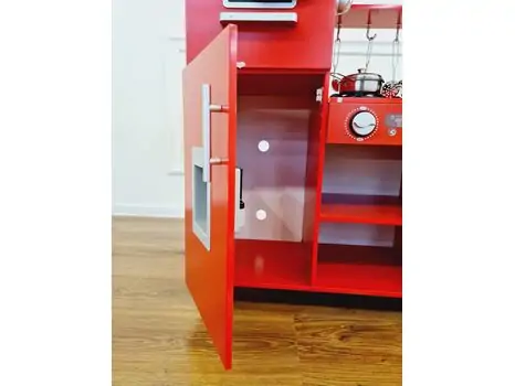 Retro Kitchen for Children  ხის სათამაშო სამზარეულო  HT001, 17 image