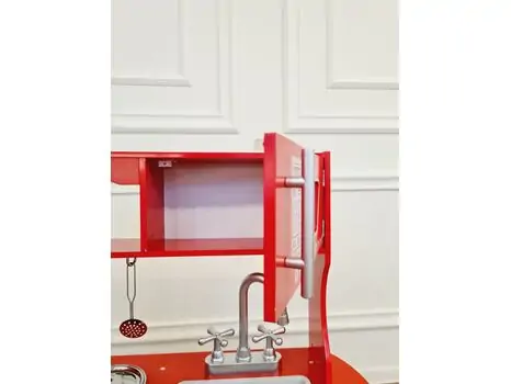 Retro Kitchen for Children  ხის სათამაშო სამზარეულო  HT001, 9 image