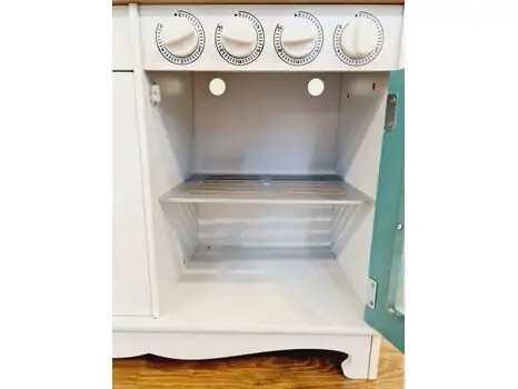 WOODEN PLAY KITCHEN საბავშვო თეთრი ხის სამზარეულო TX1170-1, 12 image