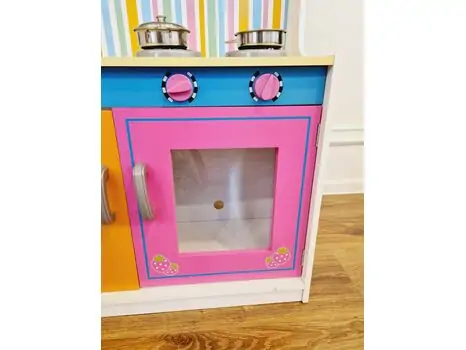 WOODEN KITCHEN SET ხის სათამაშო სამზარეულო TX1057, 5 image