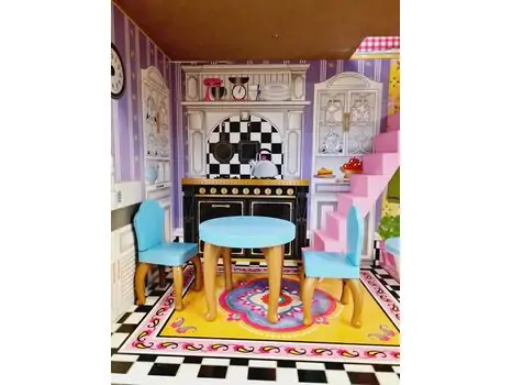 WOODEN HOUSE FOR KIDS საბავშვო ხის სათამაშო სახლი TX1141, 4 image