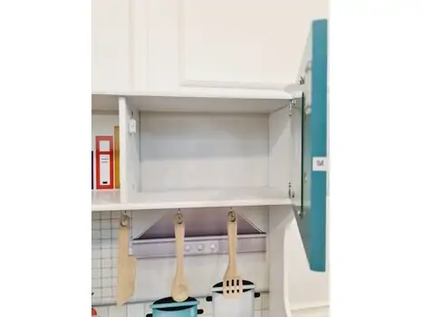 WOODEN PLAY KITCHEN საბავშვო თეთრი ხის სამზარეულო TX1170-1, 16 image