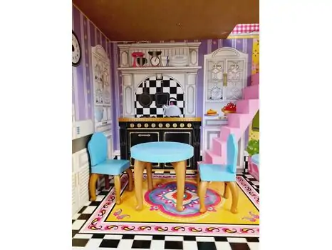 WOODEN HOUSE FOR KIDS საბავშვო ხის სათამაშო სახლი TX1141, 8 image