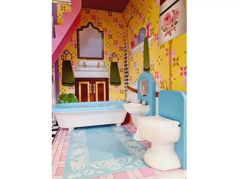 WOODEN HOUSE FOR KIDS საბავშვო ხის სათამაშო სახლი TX1141, 9 image