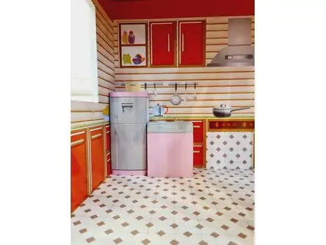 WOODEN PLAYSET საბავშვო ხის სათამაშო თოჯინის სახლი TX1056, 13 image