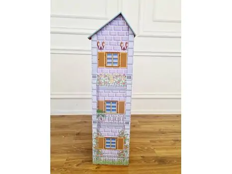 ENTERTAINING WOODEN PLAYHOUSE საბავშვო ხის სათამაშო თოჯინის სახლი TX1093, 8 image
