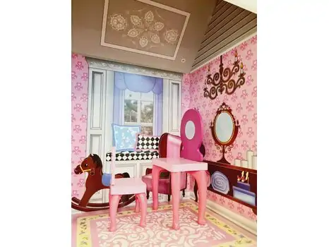 WOODEN HOUSE FOR KIDS საბავშვო ხის სათამაშო სახლი TX1141, 7 image