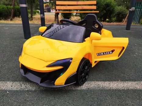 Mclaren V6 Yellow - საბავშვო ელექტრო მანქანა, 2 image
