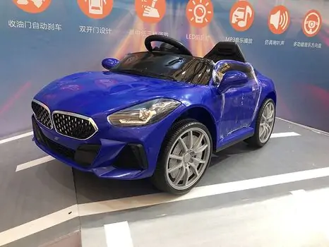 BMW Z5 Blue - საბავშვო ელექტრო მანქანა, 2 image