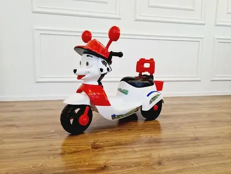 Kids Moto Dog Red - საბავშვო ელექტრო მოპედი, 3 image